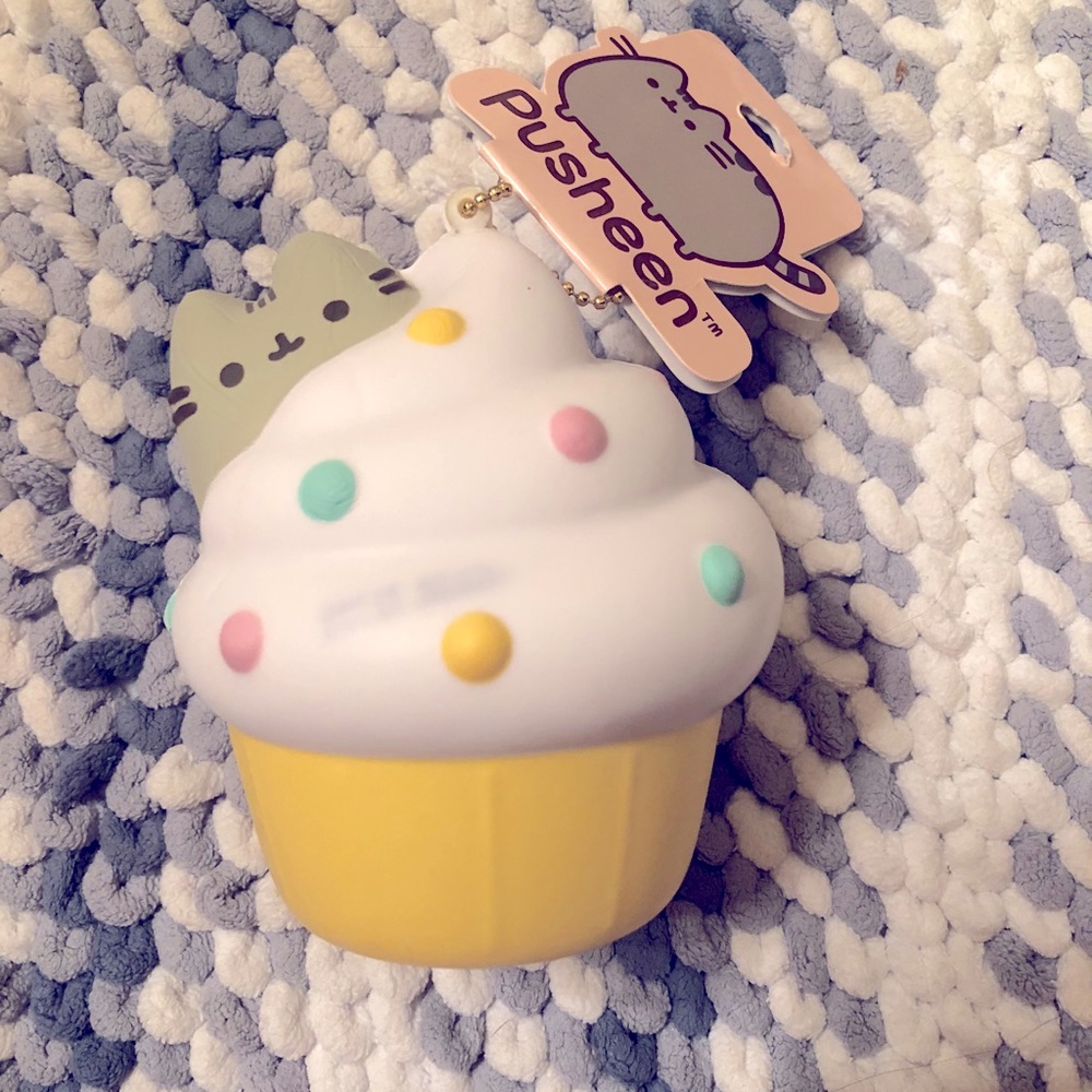 Pusheen squishy that is really slow rising
